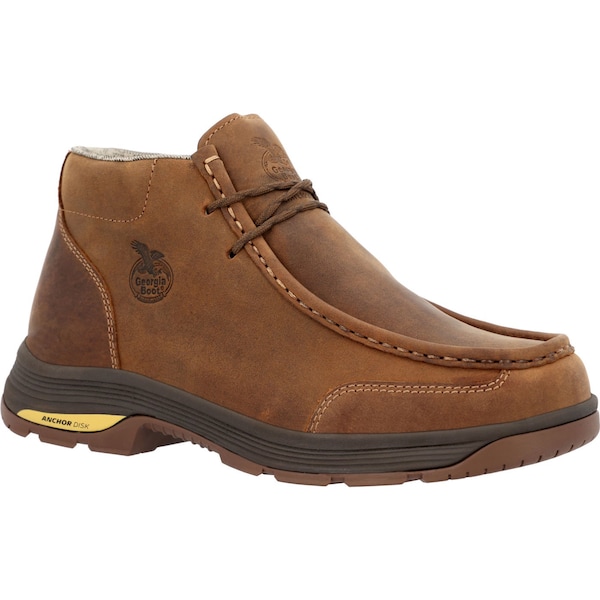 Georgia Boot Men's Waterproof Wallabe Boot, 11 M, Superlyte Alloy Toe, 5 in H, Brown, GB00647 GB00647 - main